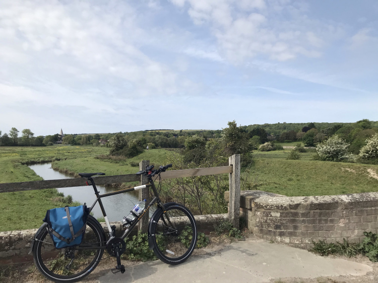 Crossing over the bridge into picture-perfect Alfriston